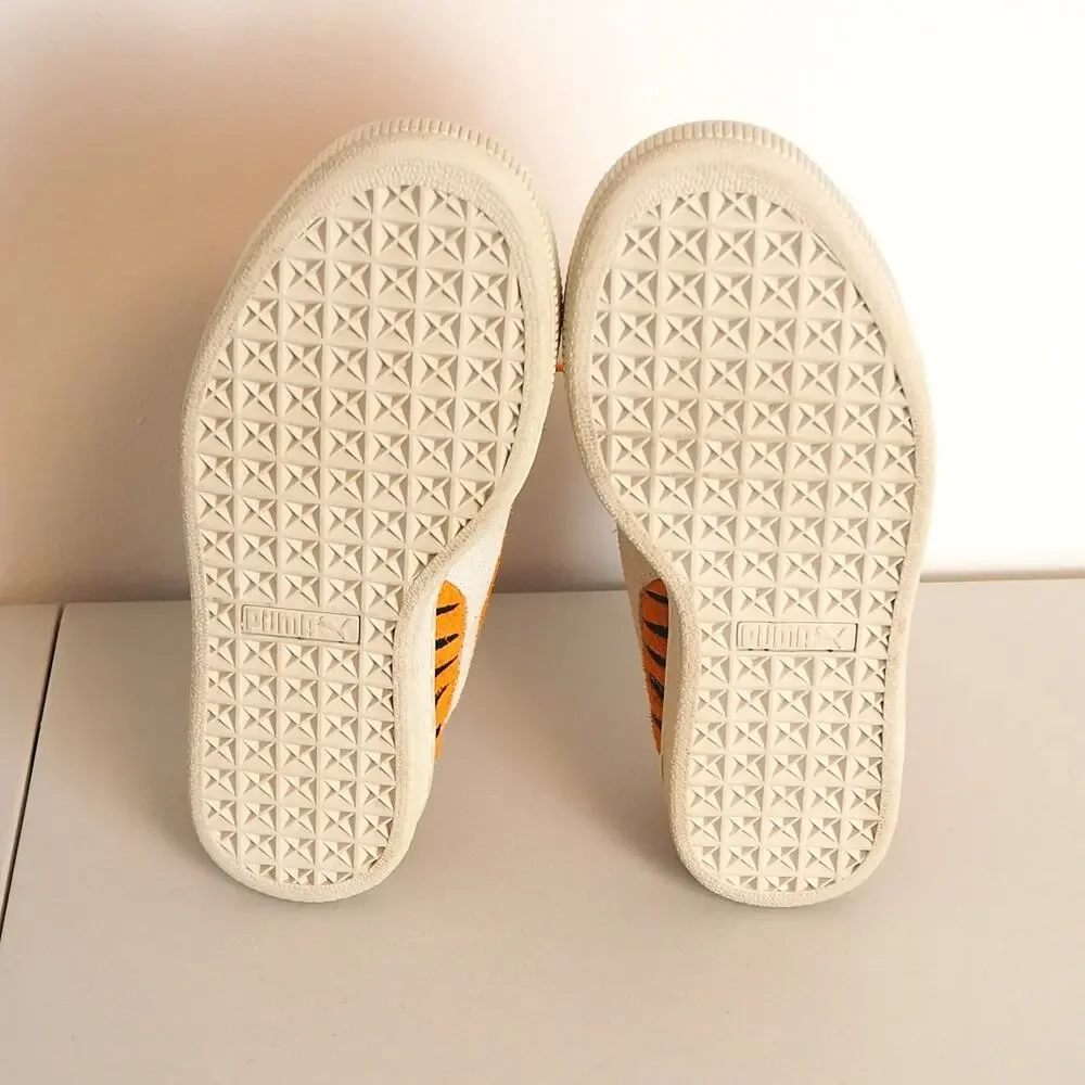 Puma X Tony The Tiger 388020-01 Youth Suede Orange Casual‎ Shoes Sneakers Size 5 - Picture 8 of 12